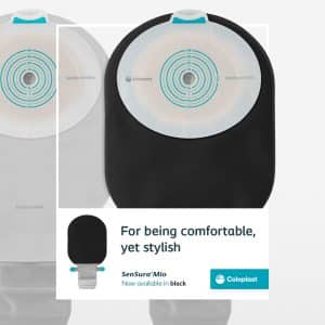 Coloplast Black SenSura Mio Pouches | Ostomy Product