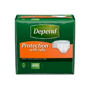 Depend Fresh Protection with Tabs | L/XL 35" - 49" | White | 35458 | 1 Bag of 16